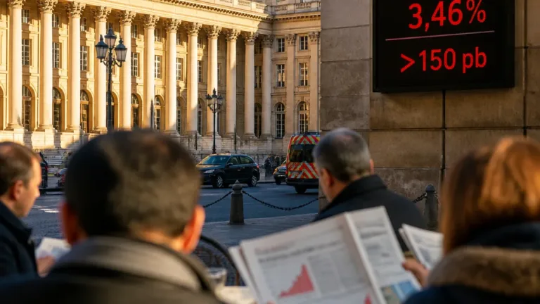 Les taux français s’envolent après les événements du 17 octobre : l’écart avec l’Allemagne dépasse 150 points