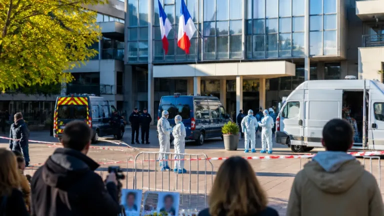 Macron à Trappes : « un tournant » et l'appel à l'unité après un « attentat terroriste raciste »