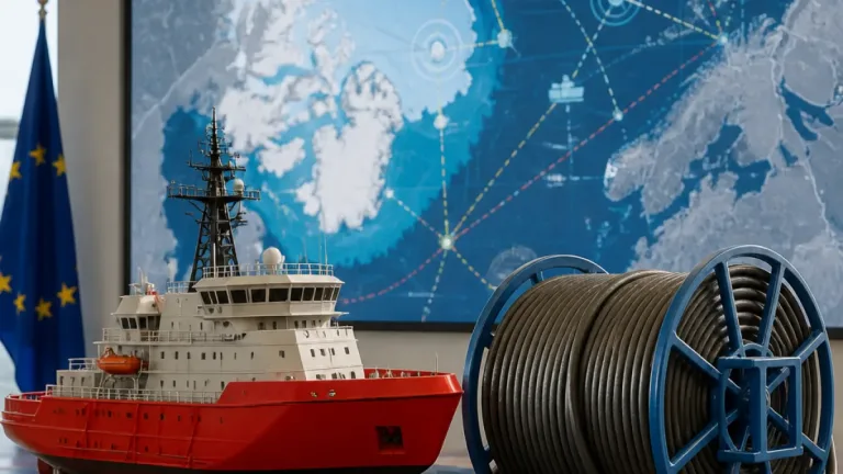 L'UE dévoile sa stratégie pour l'Arctique : renforcement naval, câbles et surveillance au programme