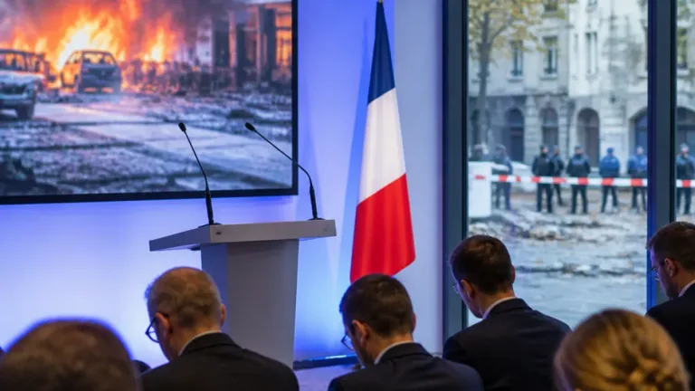 La porte-parole du gouvernement désigne « les factieux et les racailles » comme premiers responsables des violences du 17 octobre