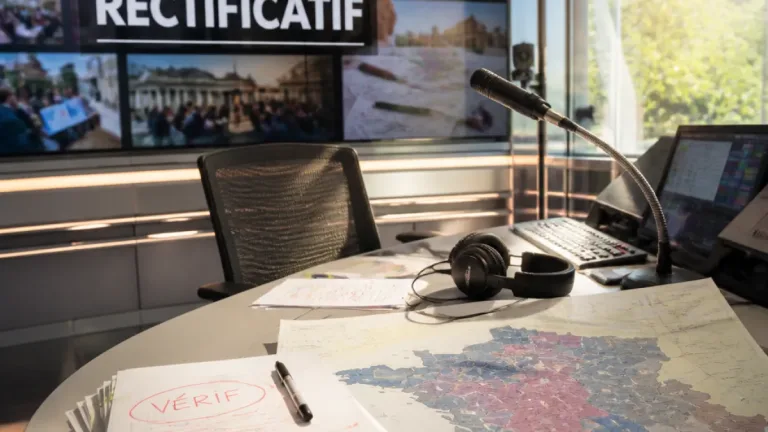 Une éditorialiste de franceinfo présente ses excuses après une erreur sur Jean‑Luc Mélenchon