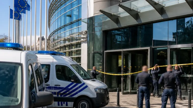 Perquisitions au Parlement européen visant l’ex‑groupe Identité et Démocratie, lié au RN jusqu’en 2024