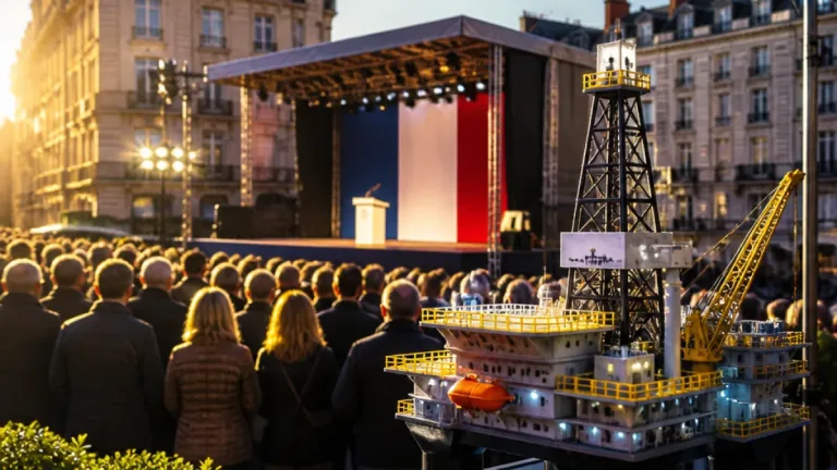 Marine Le Pen promet d'abroger la loi Hulot et de relancer la recherche d'hydrocarbures