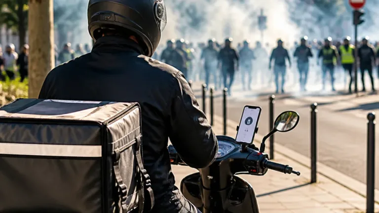 Les livreurs indépendants demandent aux plateformes de suspendre les commandes dans les zones à risque