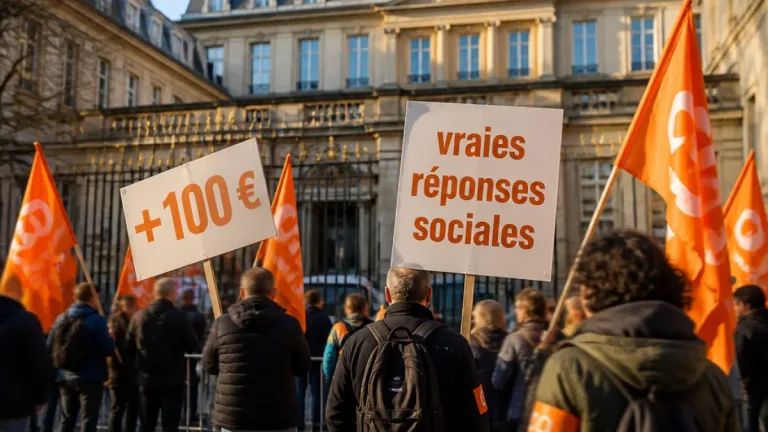 La CFDT réclame « de vraies réponses sociales » et une hausse de 100 € devant Matignon
