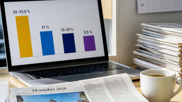 Présidentielle 2027 : Le Pen en tête, Mélenchon progresse selon un sondage Ipsos publié le 24 octobre