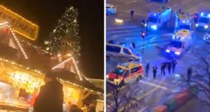 Une voiture percute la foule dans un marché de Noël, faisant plus de 60 blessés