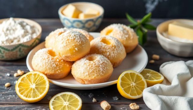Madeleines au citron : recette facile et savoureuse