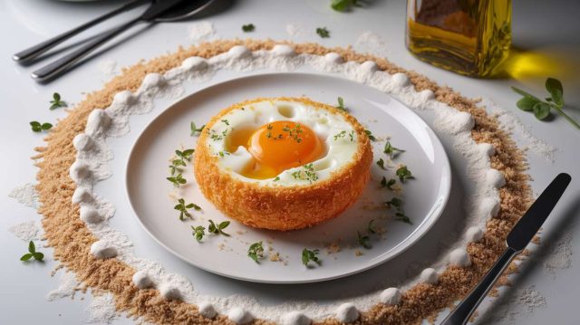 Oeuf mollet frit façon Cyril Lignac : recette Top Chef