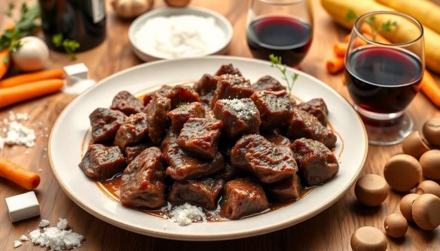 Recette facile de bœuf bourguignon