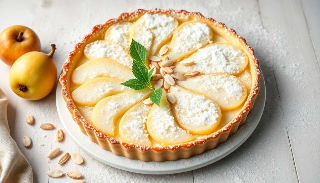 Tarte aux poires facile : recette gourmande et rapide