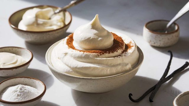 Crème chantilly au mascarpone et vanille : recette gourmande