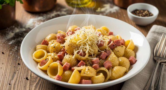 Cette sauce express rend les coquillettes au jambon encore meilleures
