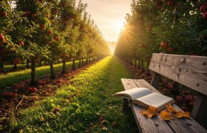 Depuis qu’un vieux verger m’a appris le coup du journal, mes pommes n’ont plus la moindre tache Depuis qu'un vieux verger m'a appris le coup du journal, mes pommes n'ont plus la moindre tache
