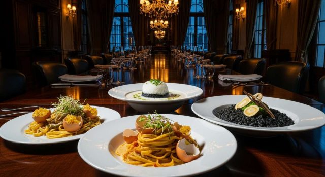 Cappuccino à la seiche, tagliatelles aux coquilles d'œuf, risotto à la réglisse... Voyage gourmand dans la Vénétie des frères Alajmo
